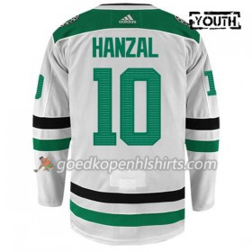 Dallas Stars MARTIN HANZAL 10 Adidas Wit Authentic Shirt - Kinderen